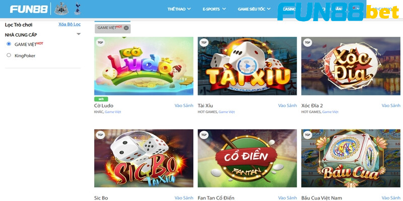 3D casino là sân chơi cực kỳ đặc sắc tại nhà cái Fun88